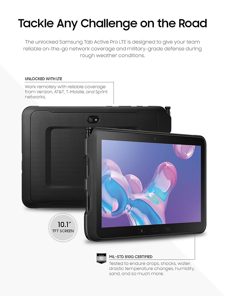 Samsung Galaxy Tab Active Pro 本体 Samsung Brings its Rugged Galaxy Tab Active Pro to the